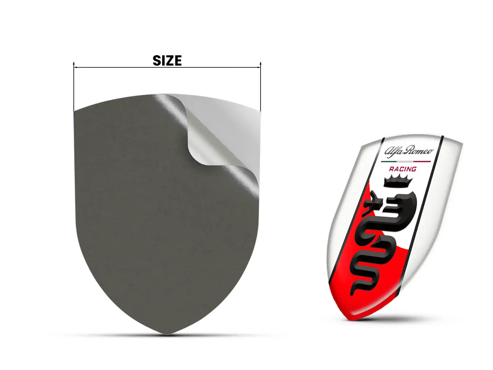 Alfa Romeo Autoemblem Hochwertig Professionell Drift Anpassbar